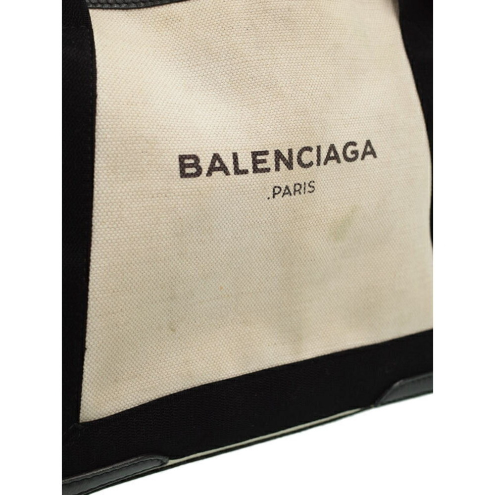 Balenciaga Navy Blue Cabas Shoulder Handbag - Picture 5 of 9